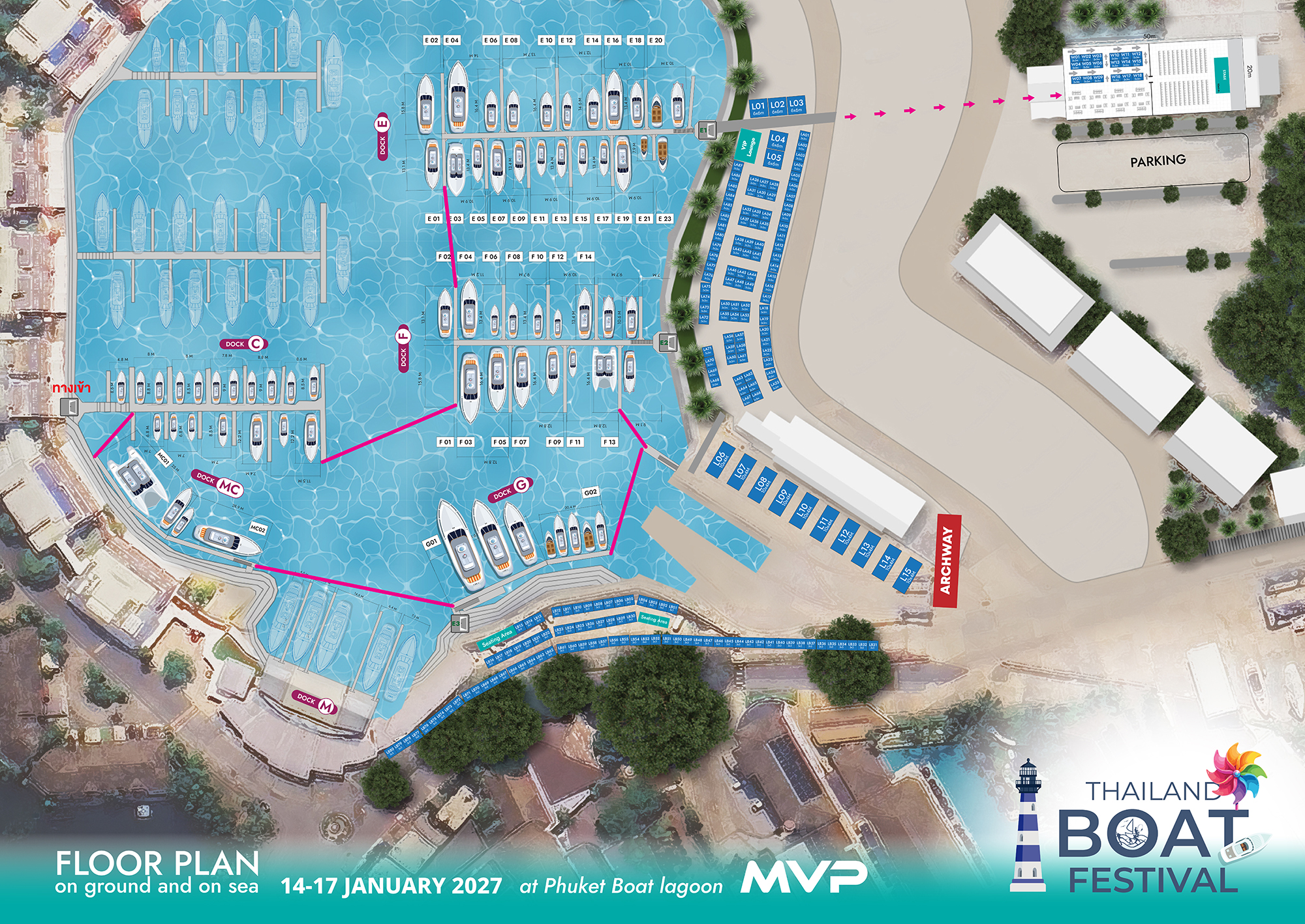 Thailand Boat Festival 2027 Floor Plan